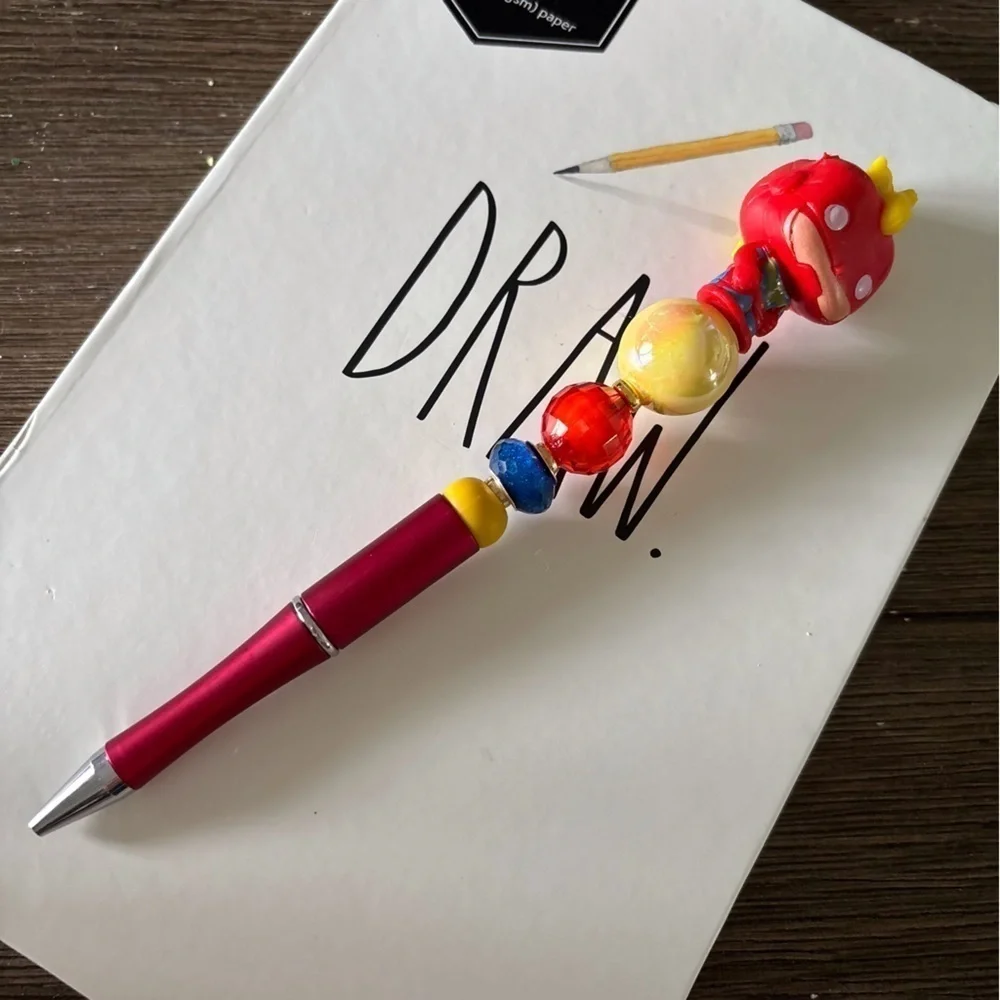 Marvel: Flash handmade beaded pen